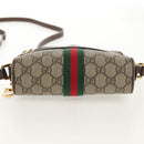 GUCCI Ophidia GG Supreme Web Sherry Line Bag PVC Beige 517350 Auth yk19604M-11