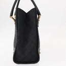GUCCI GG Canvas Hand Bag Black 123439 Auth yk19605-4