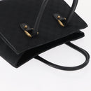 GUCCI GG Canvas Hand Bag Black 123439 Auth yk19605-6