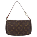 LOUIS VUITTON Monogram Pochette Accessoires Pouch M51980 LV Auth yk19608-13