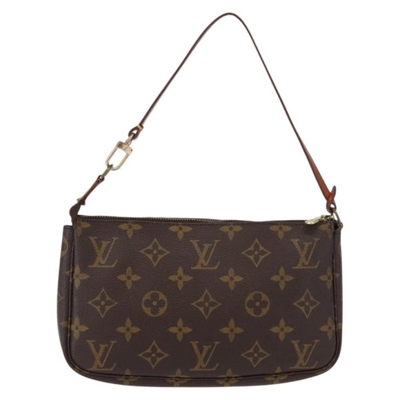 LOUIS VUITTON Monogram Pochette Accessoires Pouch M51980 LV Auth yk19608