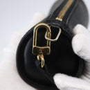 LOUIS VUITTON Epi Soufflot Pouch Black LV Auth yk19611-17