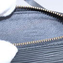 LOUIS VUITTON Epi Soufflot Pouch Black LV Auth yk19611-11