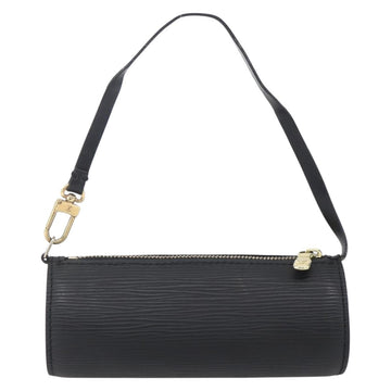 LOUIS VUITTON Epi Soufflot Pouch Black LV Auth yk19611 - 0