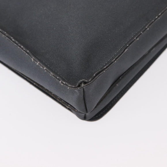 CHANEL Sports Line Waist bag Nylon Gray Silver CC Auth yk19613