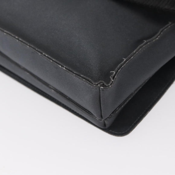 CHANEL Sports Line Waist bag Nylon Gray Silver CC Auth yk19613