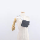 CHANEL Sports Line Waist bag Nylon Gray Silver CC Auth yk19613-21