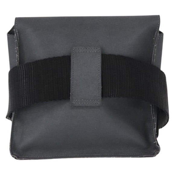 CHANEL Sports Line Waist bag Nylon Gray Silver CC Auth yk19613