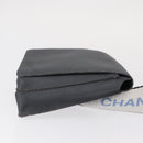CHANEL Sports Line Waist bag Nylon Gray Silver CC Auth yk19613-3
