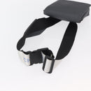 CHANEL Sports Line Waist bag Nylon Gray Silver CC Auth yk19613-7