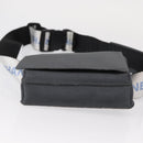 CHANEL Sports Line Waist bag Nylon Gray Silver CC Auth yk19613-5