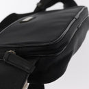 BURBERRY Nova Check Black label Waist bag Nylon Black Silver Auth yk19615-9