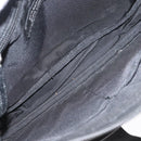 BURBERRY Nova Check Black label Waist bag Nylon Black Silver Auth yk19615-10