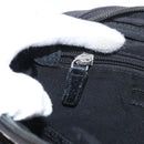 BURBERRY Nova Check Black label Waist bag Nylon Black Silver Auth yk19615-23