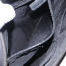 BURBERRY Nova Check Black label Waist bag Nylon Black Silver Auth yk19615-24