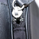 BURBERRY Nova Check Black label Waist bag Nylon Black Silver Auth yk19615-11