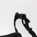 BURBERRY Nova Check Black label Waist bag Nylon Black Silver Auth yk19615-8