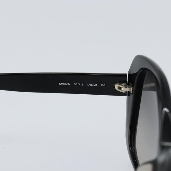 Miu Miu Sunglasses Plastic Black Auth yk19617