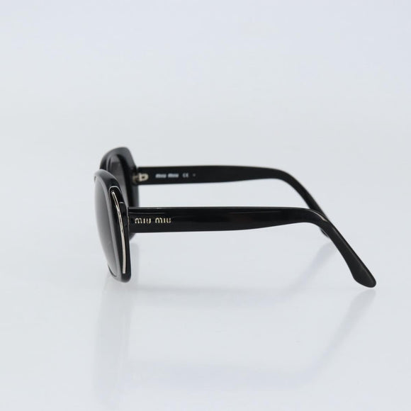 Miu Miu Sunglasses Plastic Black Auth yk19617
