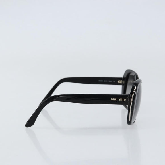 Miu Miu Sunglasses Plastic Black Auth yk19617