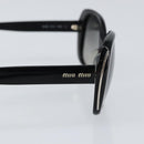 Miu Miu Sunglasses Plastic Black Auth yk19617-8