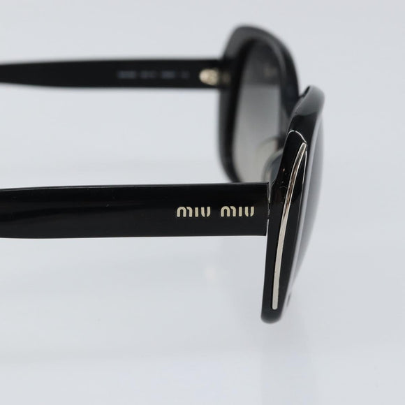 Miu Miu Sunglasses Plastic Black Auth yk19617