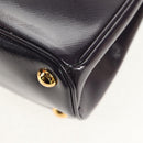 PRADA Galleria Hand Bag Safiano leather 2way Purple Gold BN2316 Auth yk19618V-17