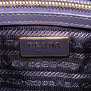 PRADA Galleria Hand Bag Safiano leather 2way Purple Gold BN2316 Auth yk19618V-21