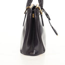 PRADA Galleria Hand Bag Safiano leather 2way Purple Gold BN2316 Auth yk19618V-4