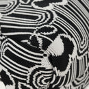 PRADA Signeau Shoulder Bag Canvas Black Silver 1BC165 Auth yk19619M-13