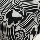 PRADA Signeau Shoulder Bag Canvas Black Silver 1BC165 Auth yk19619M-14