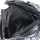 PRADA Signeau Shoulder Bag Canvas Black Silver 1BC165 Auth yk19619M-18