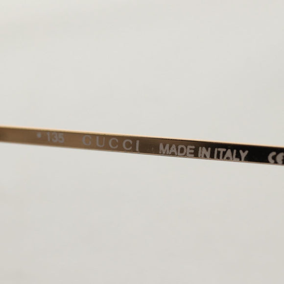 GUCCI Sunglasses metal Blue Auth yk19621V