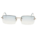 GUCCI Sunglasses metal Blue Auth yk19621V-13