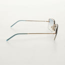 GUCCI Sunglasses metal Blue Auth yk19621V-4