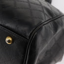 VERSACE Handtasche Leder Gelb Schwarz Auth yk19622-14