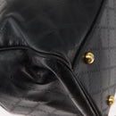 VERSACE Hand Bag Leather Yellow Black Auth yk19622-15