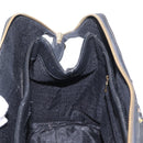 VERSACE Hand Bag Leather Yellow Black Auth yk19622-19