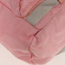 PRADA Backpack Nylon Pink Silver Auth yk19623V-20
