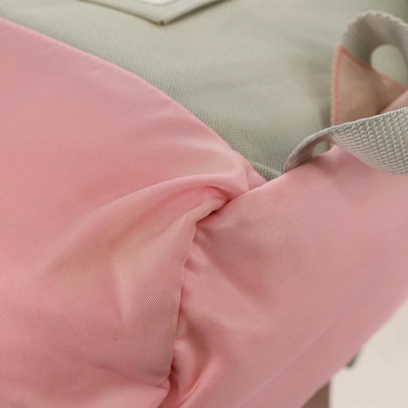 PRADA Backpack Nylon Pink Silver Auth yk19623V