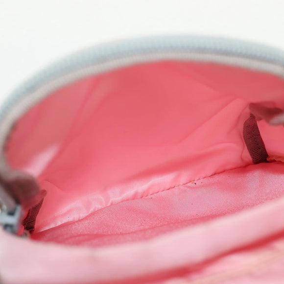 PRADA Backpack Nylon Pink Silver Auth yk19623V