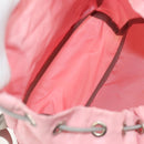 PRADA Backpack Nylon Pink Silver Auth yk19623V-11