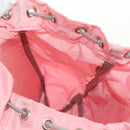 PRADA Backpack Nylon Pink Silver Auth yk19623V-29