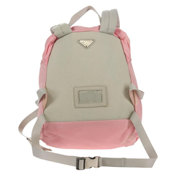 PRADA Backpack Nylon Pink Silver Auth yk19623V - 0
