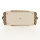 GUCCI Pretty GG Canvas Web Sherry Line Hand Bag Beige Gold 161720 Auth yk19624V-10