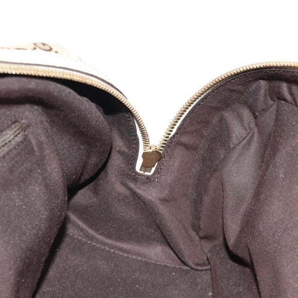 GUCCI Pretty GG Canvas Web Sherry Line Hand Bag Beige Gold 161720 Auth yk19624V
