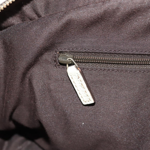 GUCCI Pretty GG Canvas Web Sherry Line Hand Bag Beige Gold 161720 Auth yk19624V