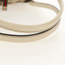 GUCCI Pretty GG Canvas Web Sherry Line Hand Bag Beige Gold 161720 Auth yk19624V-8