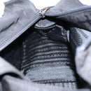 PRADA Hand Bag Nylon Black Gold Auth yk19626-19