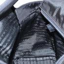 PRADA Hand Bag Nylon Black Gold Auth yk19626-20
